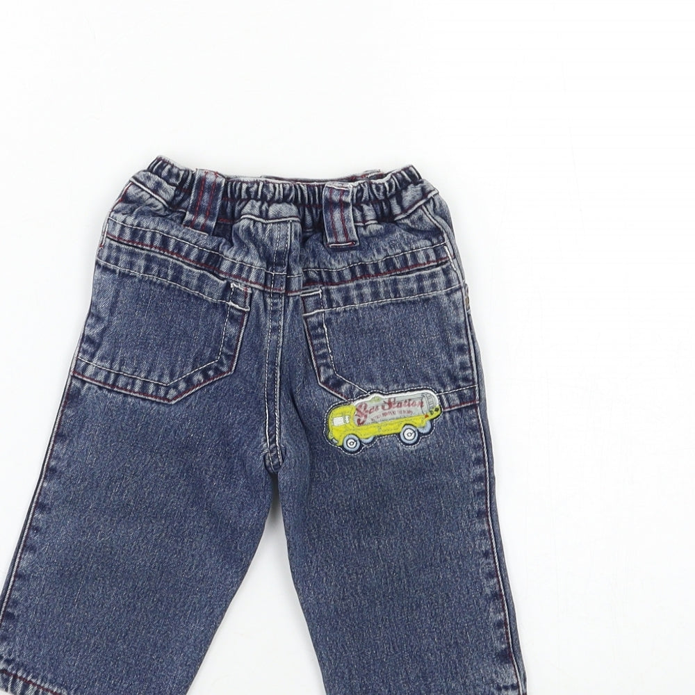 George Baby Blue  Denim Jogger Jeans Size 0-3 Months