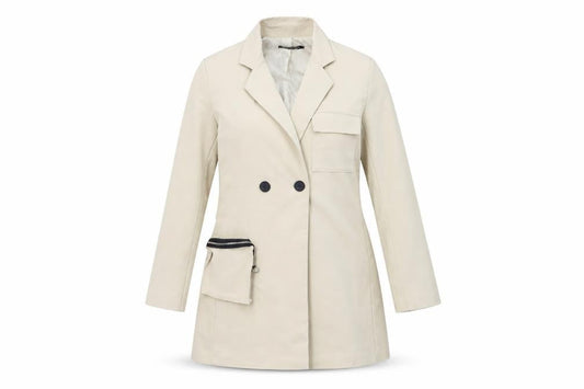 Boohoo Womens Beige   Overcoat Coat Size 10