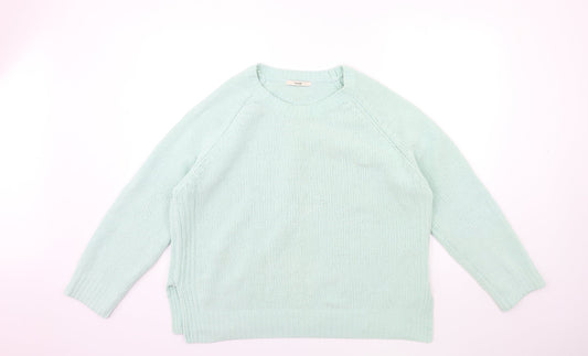 George Womens Blue  Knit Pullover Jumper Size 16