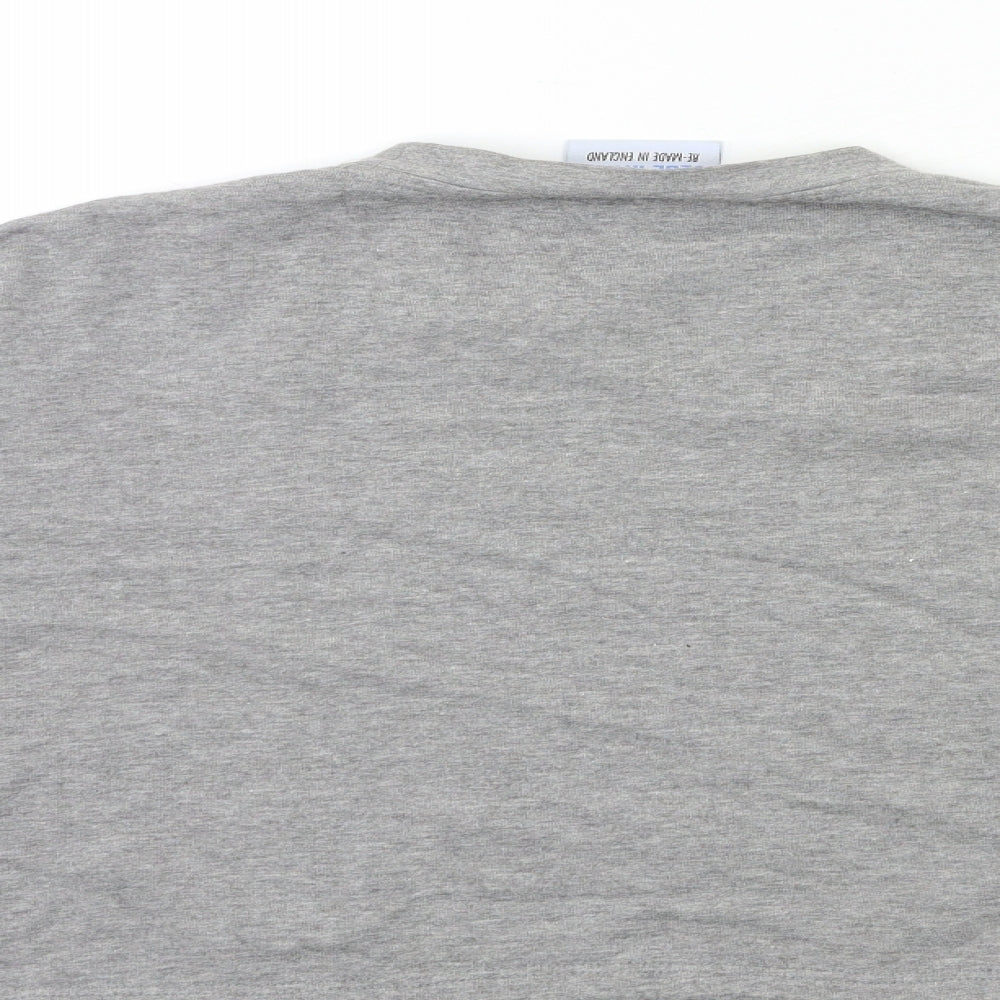 Blue Rinse Mens Grey   Pullover Sweatshirt Size XL