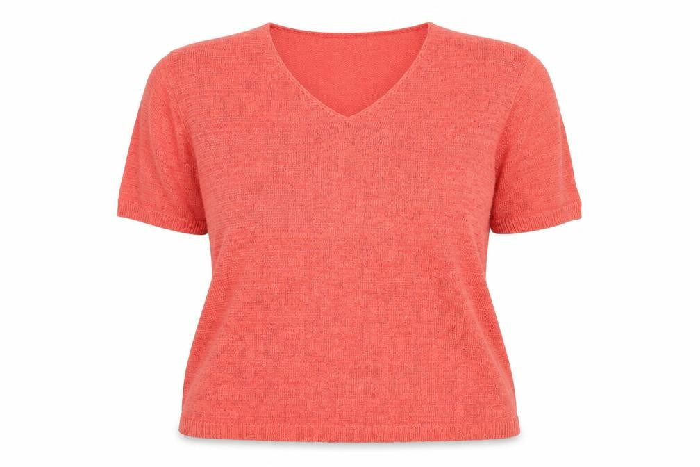 Berkertex Womens Orange  Knit Pullover Jumper Size 18
