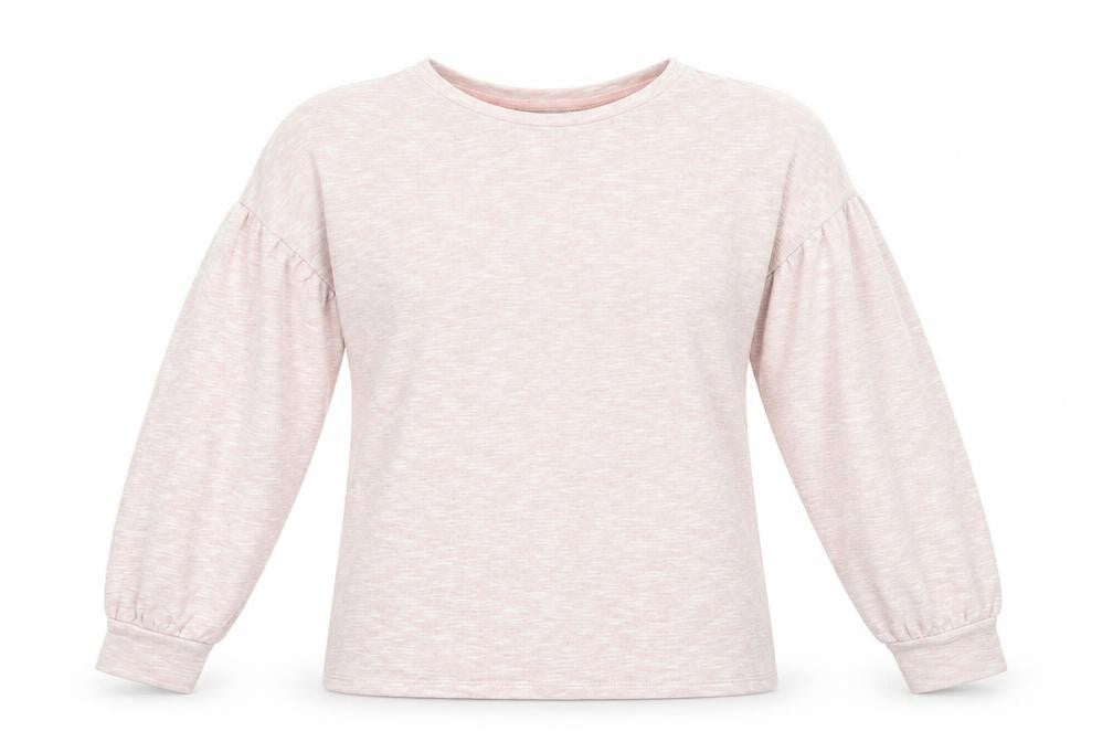 Papaya Womens Pink  Jersey Pullover Sweatshirt Size S