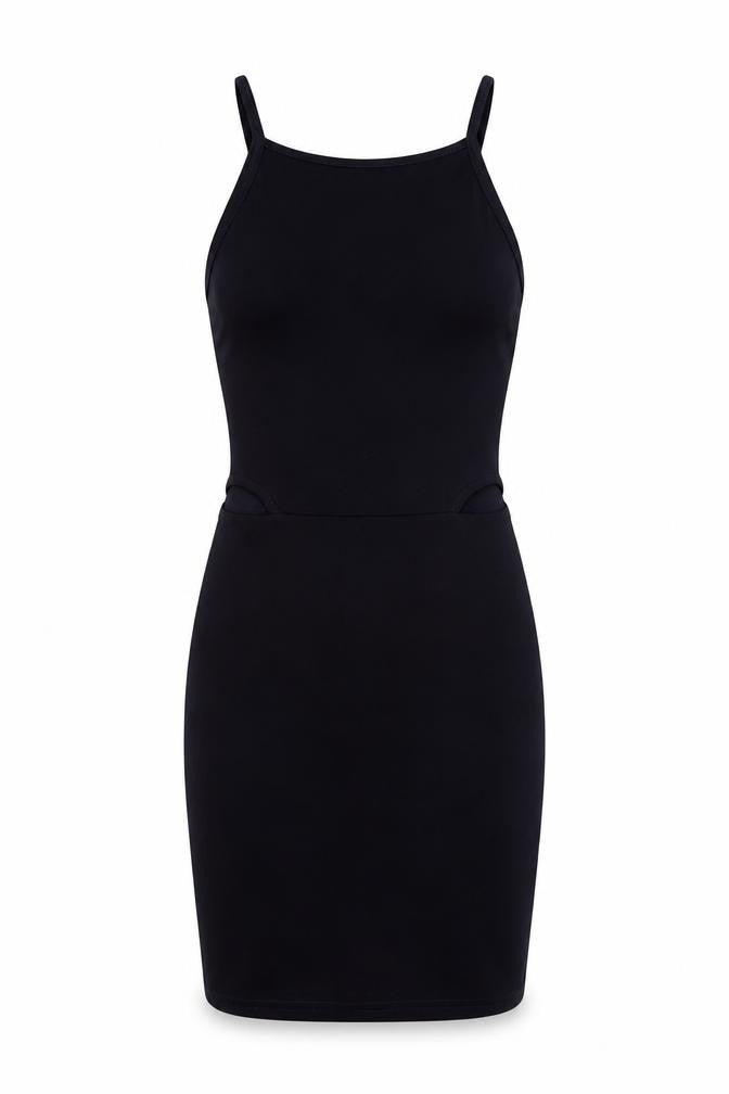 PRETTYLITTLETHING Womens Blue Colourblock  A-Line  Size 6
