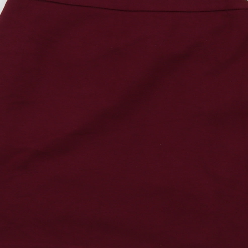 M&S Womens Purple   A-Line Skirt Size 12