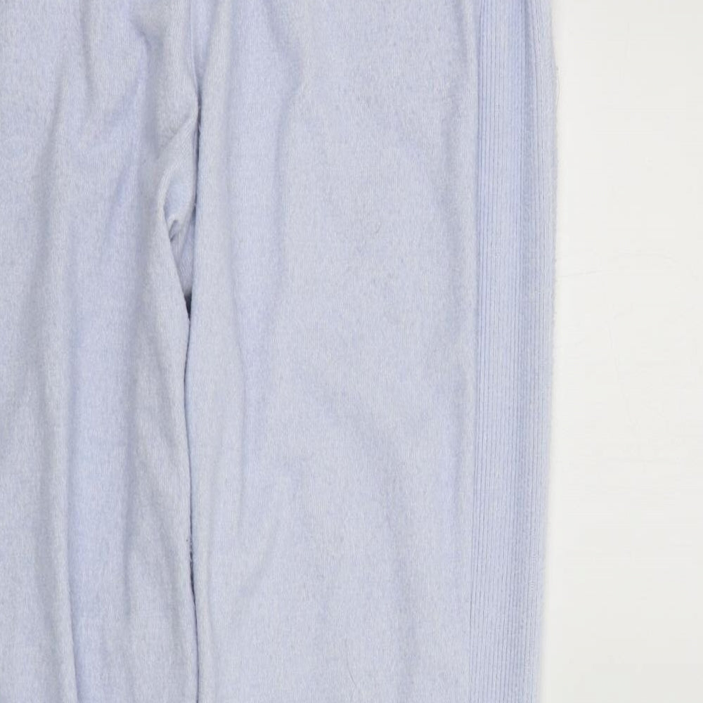 F&F Womens Blue Solid  Top Pyjama Pants Size M
