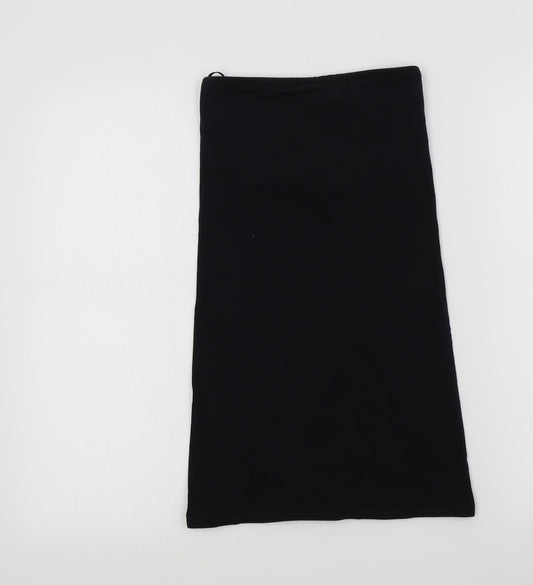 Topshop Womens Black Colourblock  A-Line  Size 6