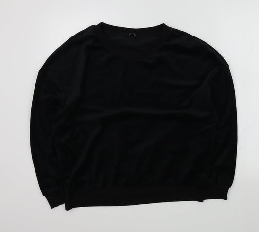 Avenue Womens Black   Pullover Jumper Size S