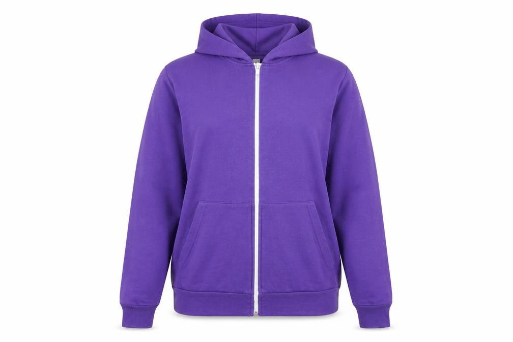 Preworn Womens Purple   Full Zip Jumper Size 16