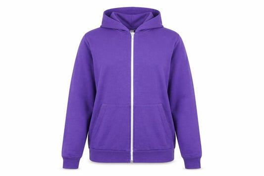 Preworn Womens Purple   Full Zip Jumper Size 16