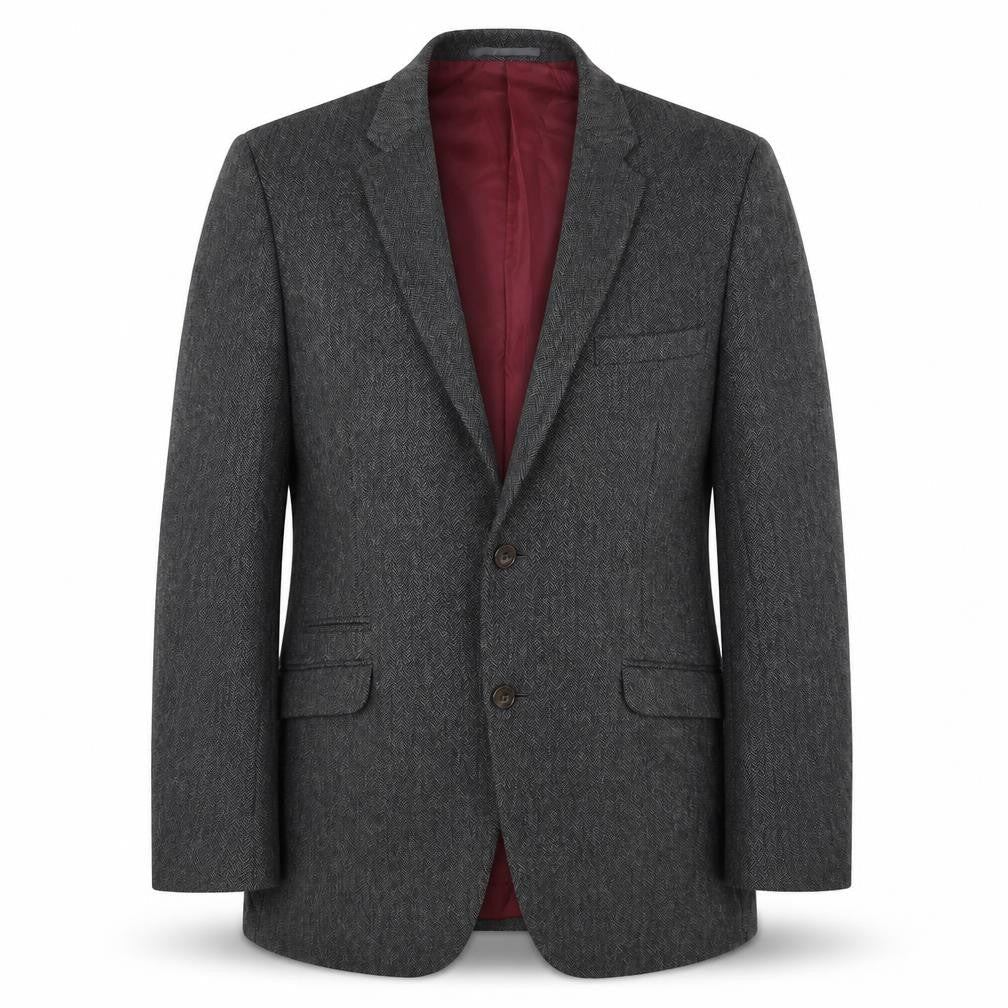 Dunnes Stores Mens Grey Geometric  Jacket Blazer Size 42