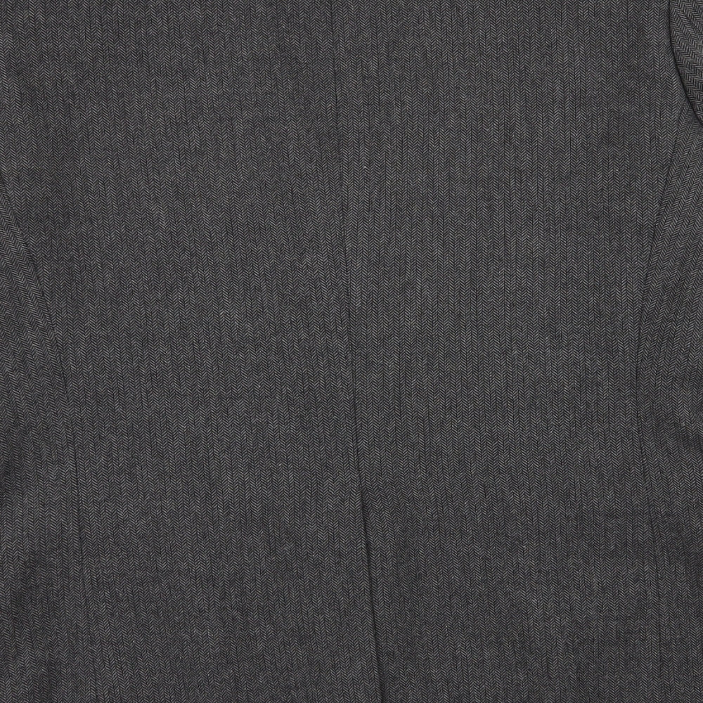 Dunnes Stores Mens Grey Geometric  Jacket Blazer Size 42