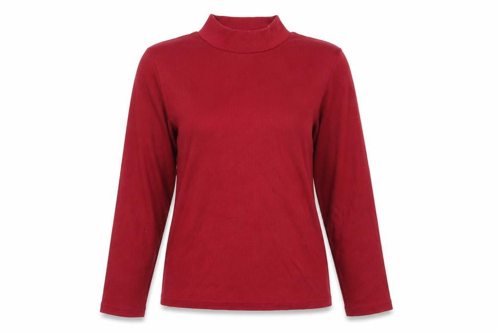 tradition Womens Red   Basic T-Shirt Size 12