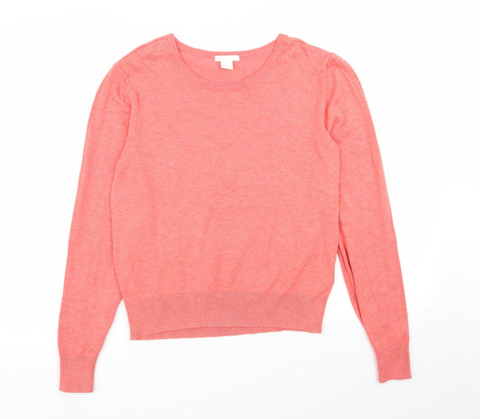 H&M Womens Pink   Pullover Jumper Size S
