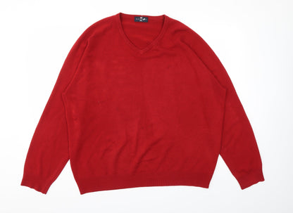 Marks & Spencer Mens Red   Pullover Sweatshirt Size XL