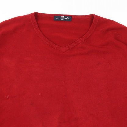 Marks & Spencer Mens Red   Pullover Sweatshirt Size XL