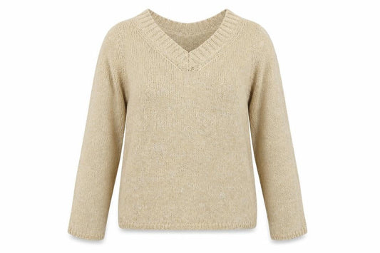 Marks & Spencer Womens Beige   Pullover Jumper Size 16
