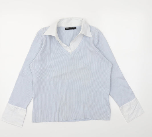 BEBBIE MORGAN Womens Blue   Pullover Jumper Size XL