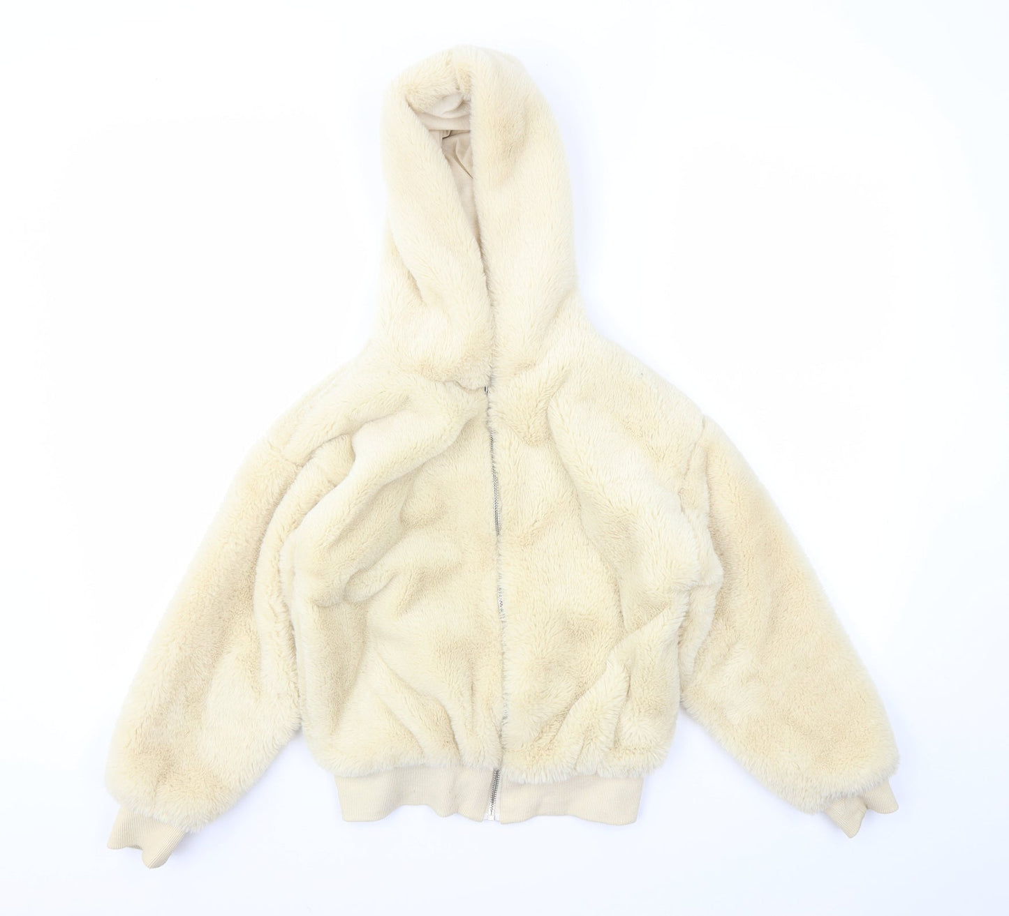 Topshop Girls Beige   Basic Jacket Coat Size XS