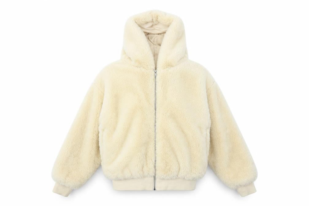 Topshop Girls Beige   Basic Jacket Coat Size XS