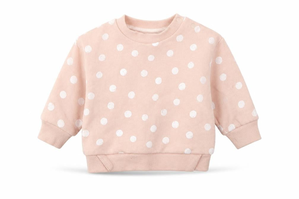 Nutmeg  Pink Polka Dot  Pullover Jumper Size 0-3 Months
