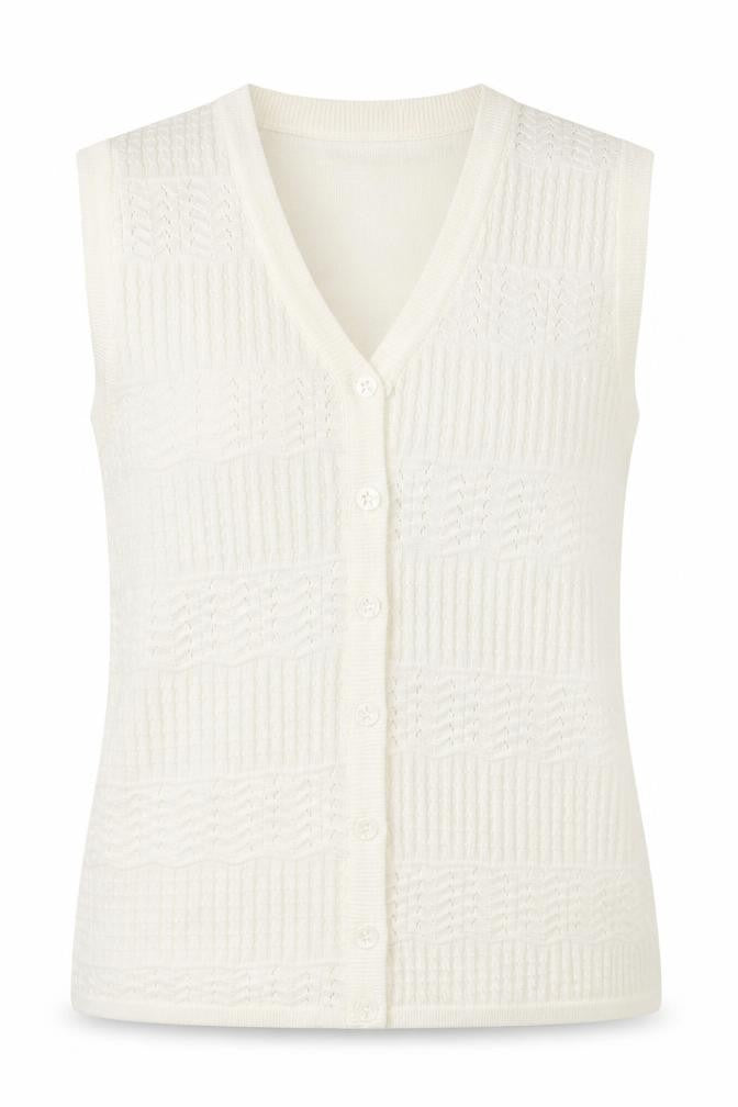 jeevika Womens Ivory   Cardigan Jumper Size S