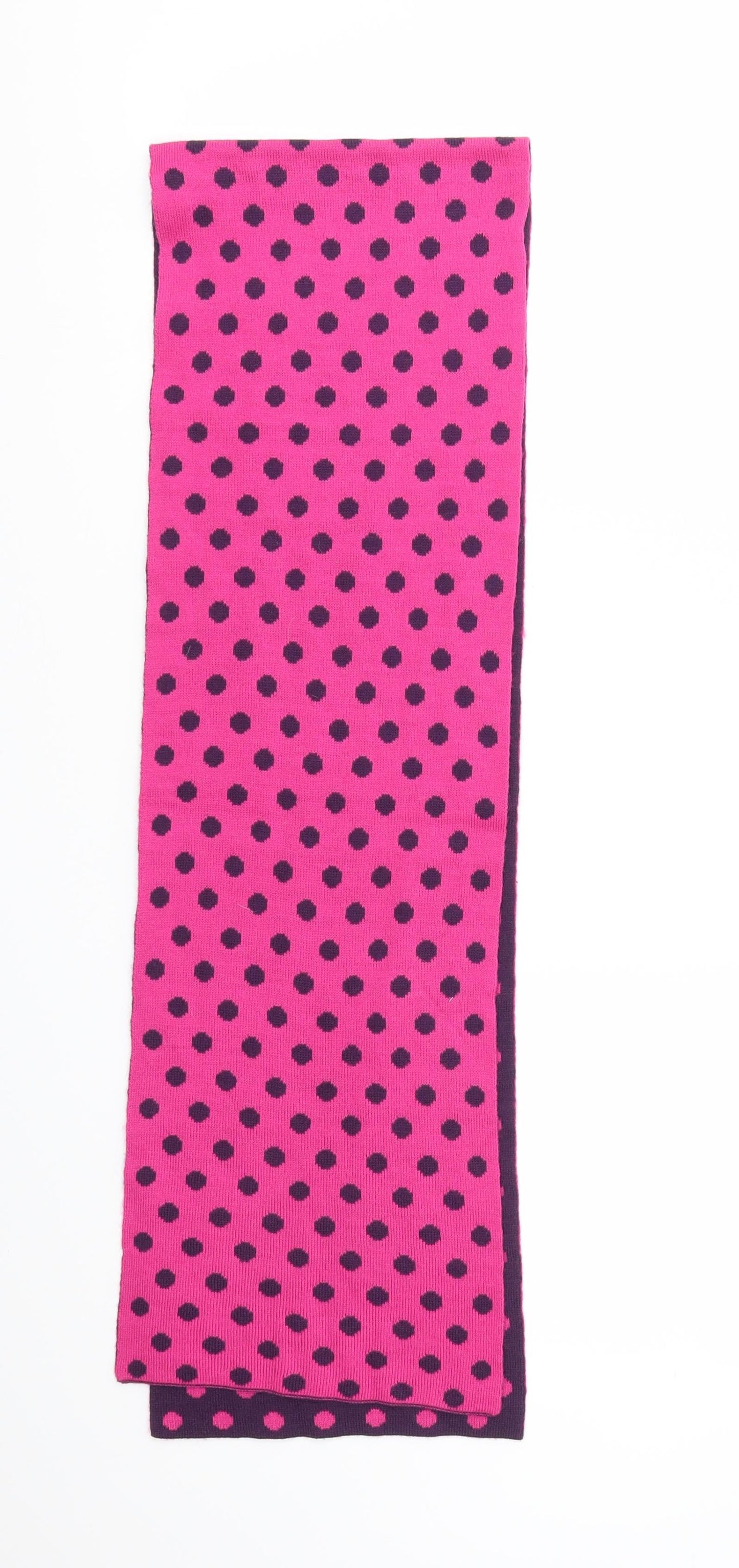 BHS Girls Pink Spotted  Scarf Scarves & Wraps Size Regular