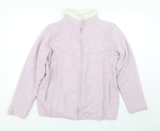 Drystone Womens Purple   Full Zip Sweatshirt Size 12
