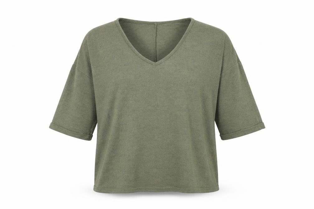 New Look Womens Green  Knit Pullover Jumper Size M