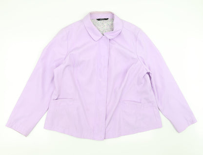 Bonmarché Womens Purple Jacket Size L