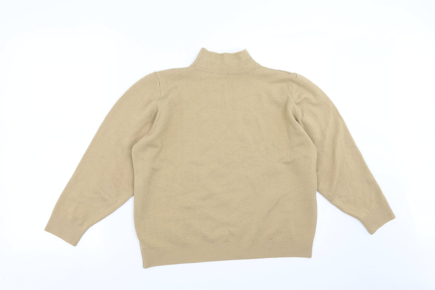 Marks and Spencer Womens Beige  Knit Pullover  Size 16