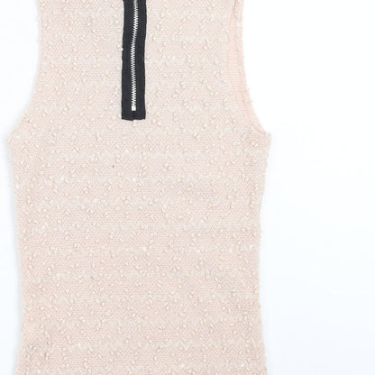 me Womens Pink   Basic Tank Size M  - sequins