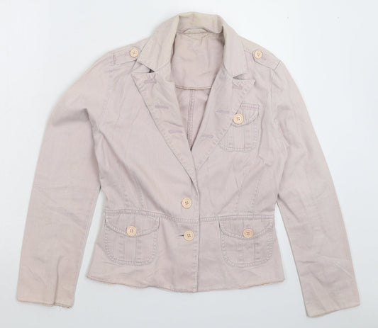 Bay Womens Grey   Jacket Blazer Size 10