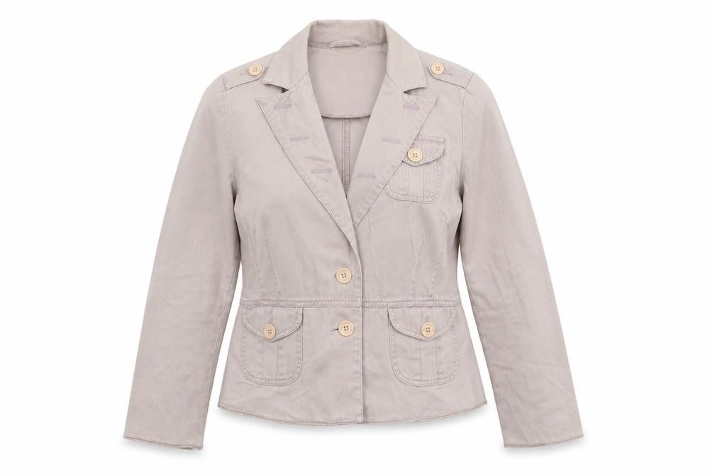 Bay Womens Grey   Jacket Blazer Size 10
