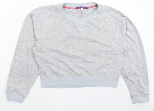 River Island Womens Grey  Knit Pullover Jumper Size L