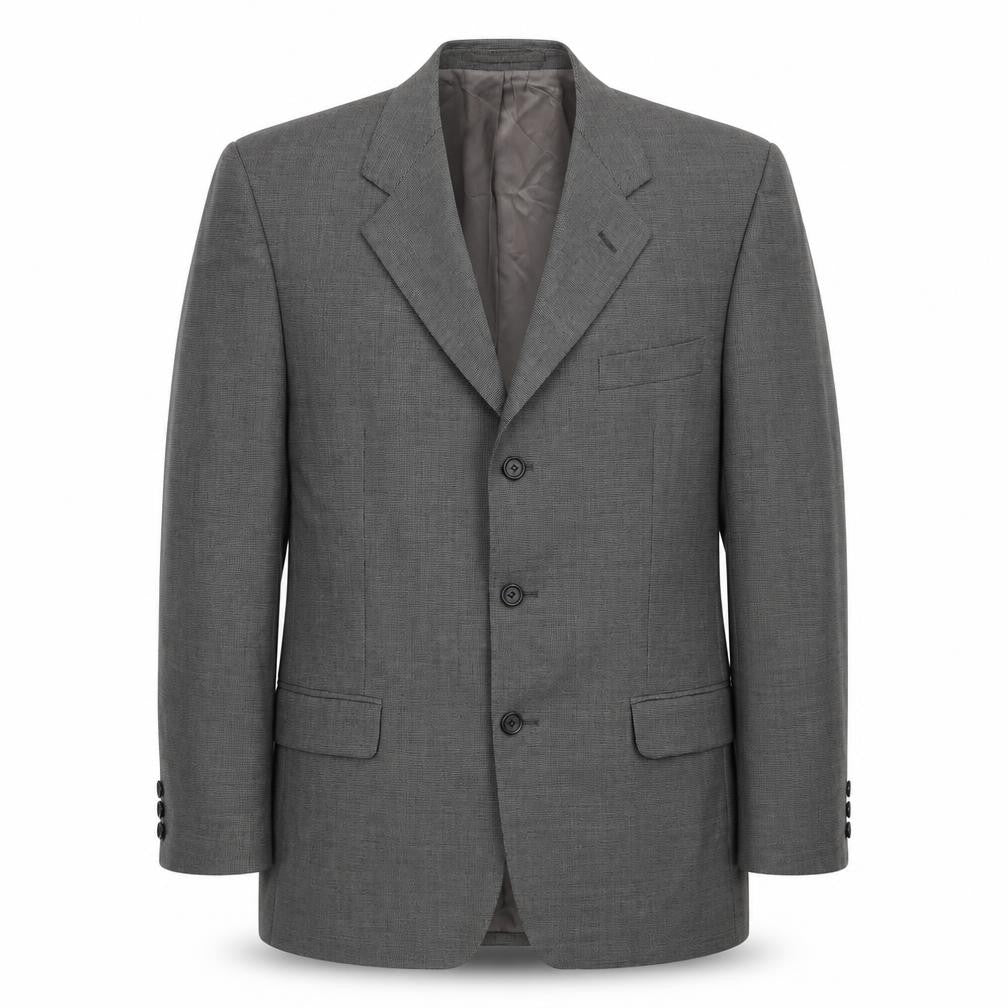 The Label Mens Grey   Jacket Suit Jacket Size 42
