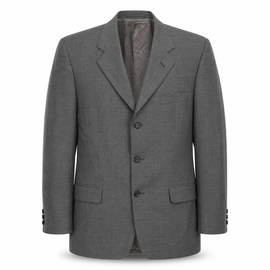 The Label Mens Grey   Jacket Suit Jacket Size 42