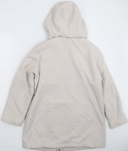 Bonmarché Womens Grey Pea Coat Coat Size M