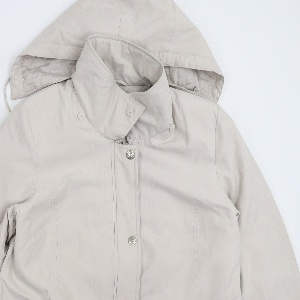 BM Womens Grey   Pea Coat Coat Size M