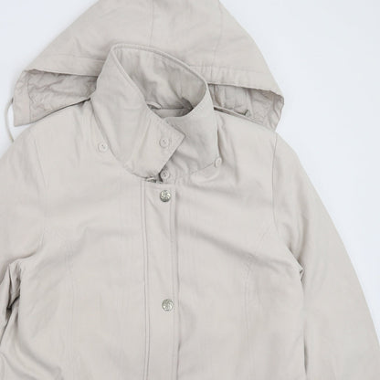 Bonmarché Womens Grey Pea Coat Coat Size M