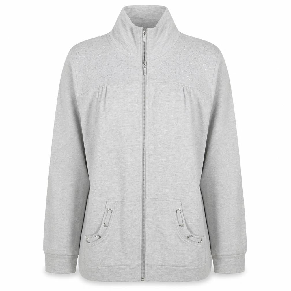 Quarter Factory Womens Grey   Jacket  Size M