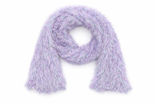 Preworn Girls Silver  Knit Scarf Scarves & Wraps One Size