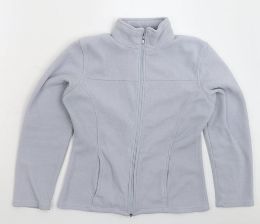 Preloved La Redoute Womens Grey  Fleece Jacket  Size S - Front