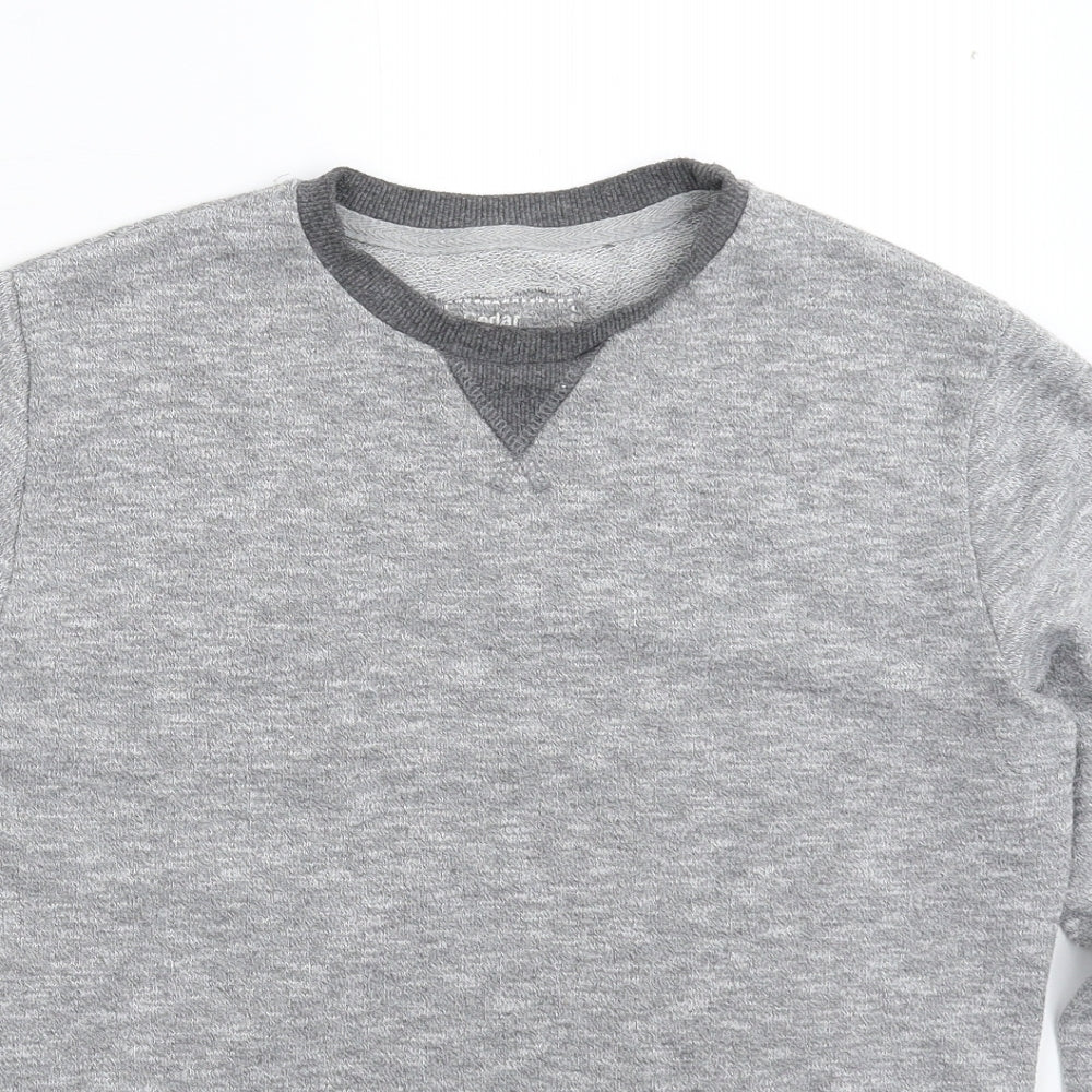 Cedar Wood State Womens Grey   Pullover Sweatshirt Size S