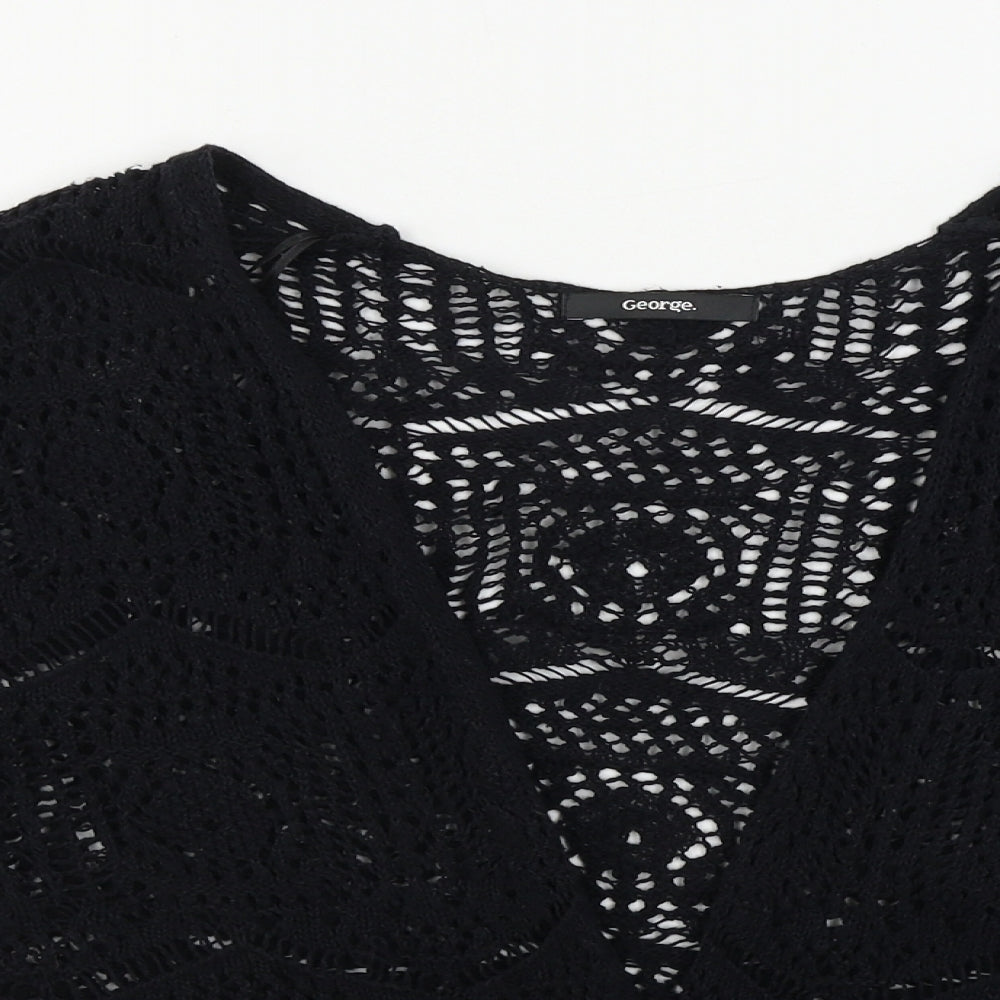 George  Womens Black   Cardigan Jumper Size 12