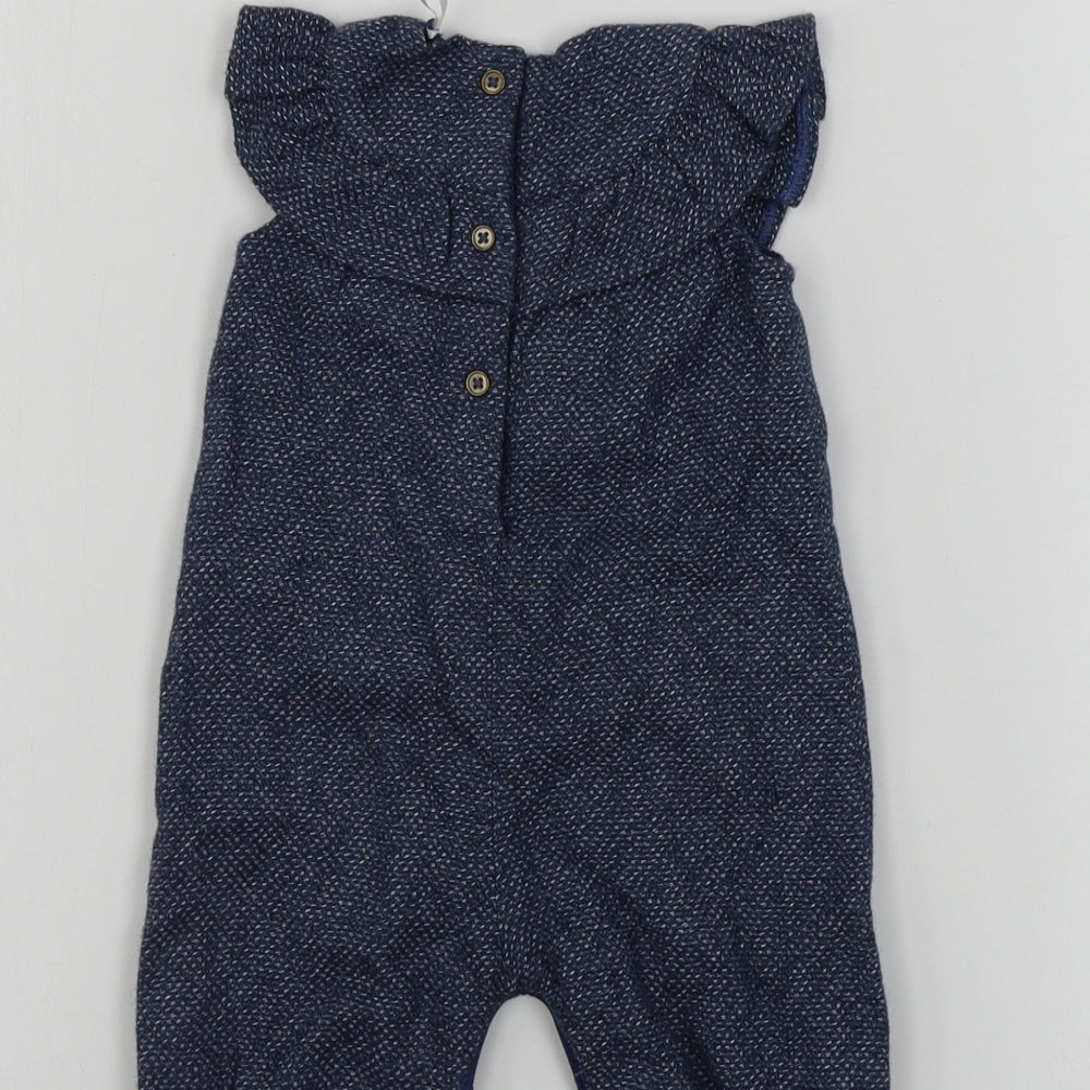 TU Boys Blue   Babygrow One-Piece Size 0-3 Months