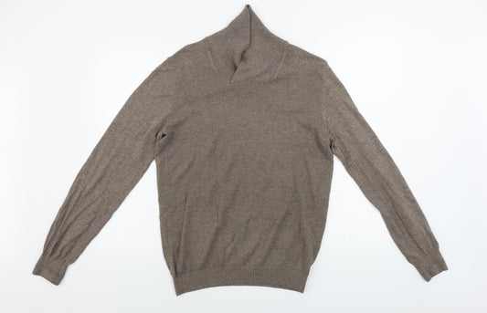 Celia  Mens Brown   Pullover Jumper Size M