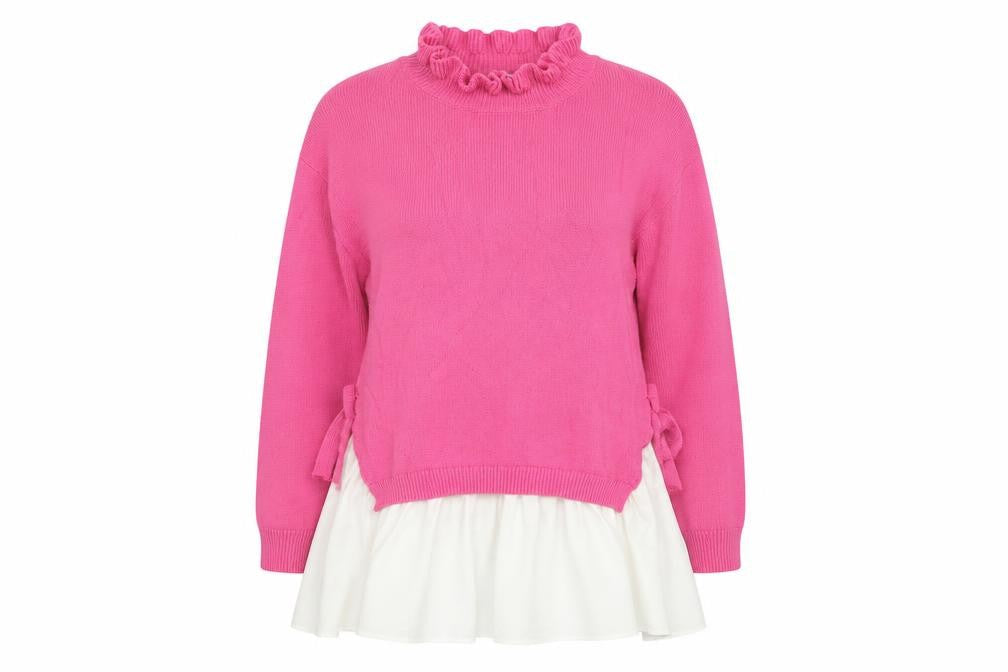 JS  Womens Pink   Pullover Jumper One Size