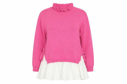 JS  Womens Pink   Pullover Jumper One Size