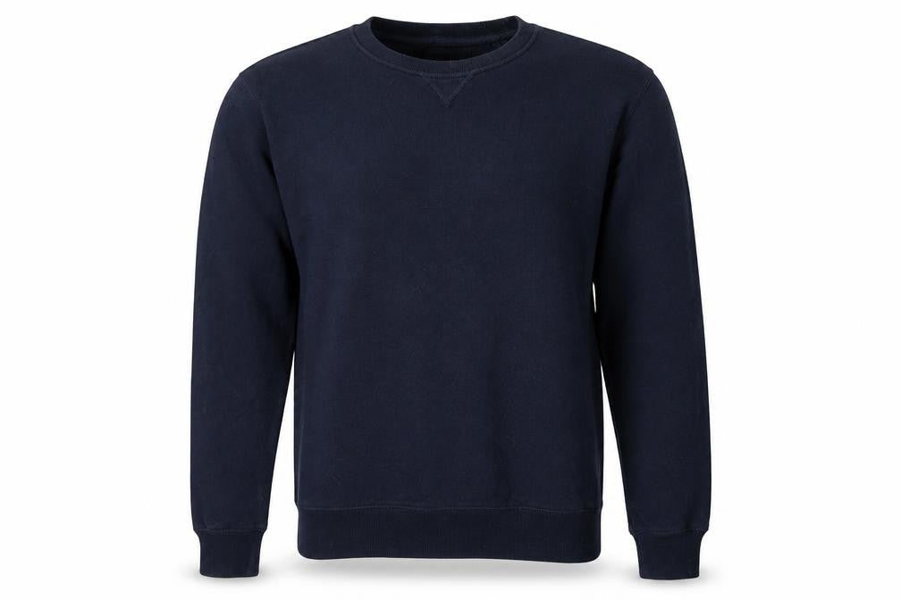 Easy Mens Blue   Pullover Sweatshirt Size S
