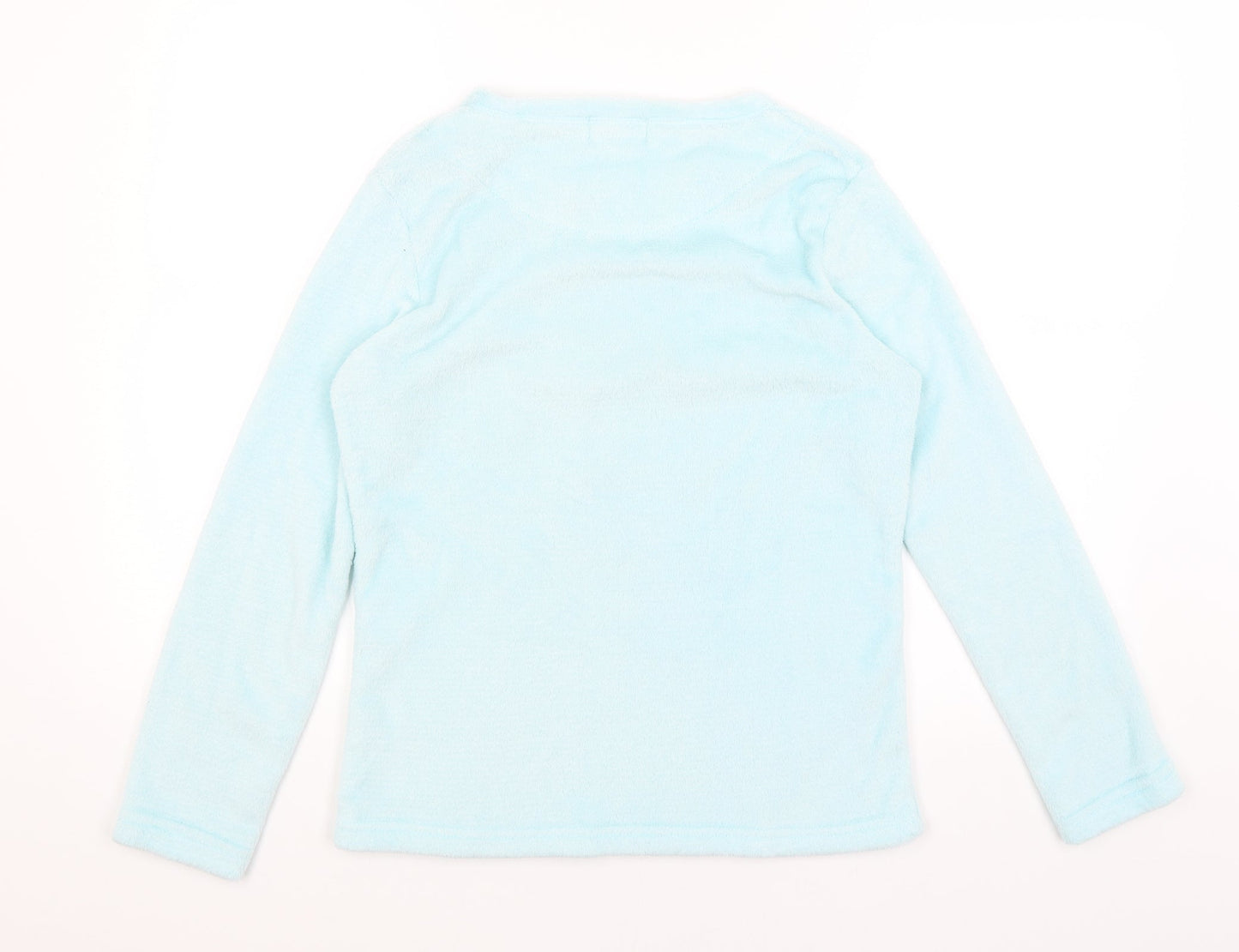 Love to Lounge Womens Blue Solid  Top Pyjama Top Size 8  - Polar Bear